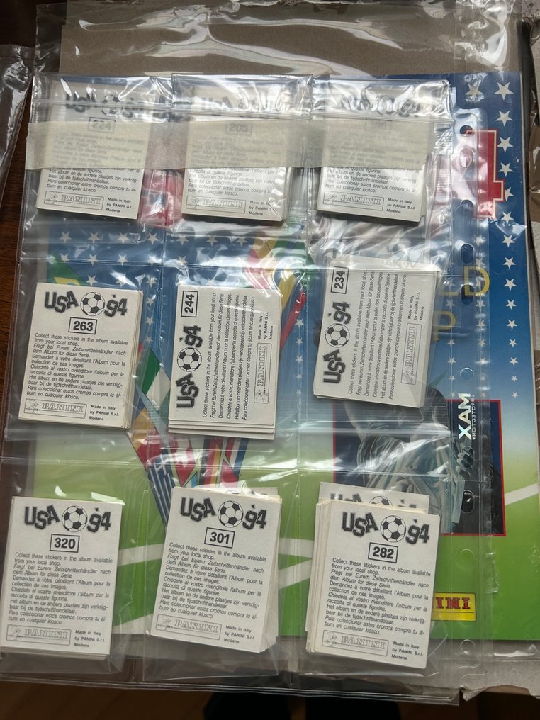 1994 Panini Empty album + complete loose sticker set - 狀況優良(EX) #3.2