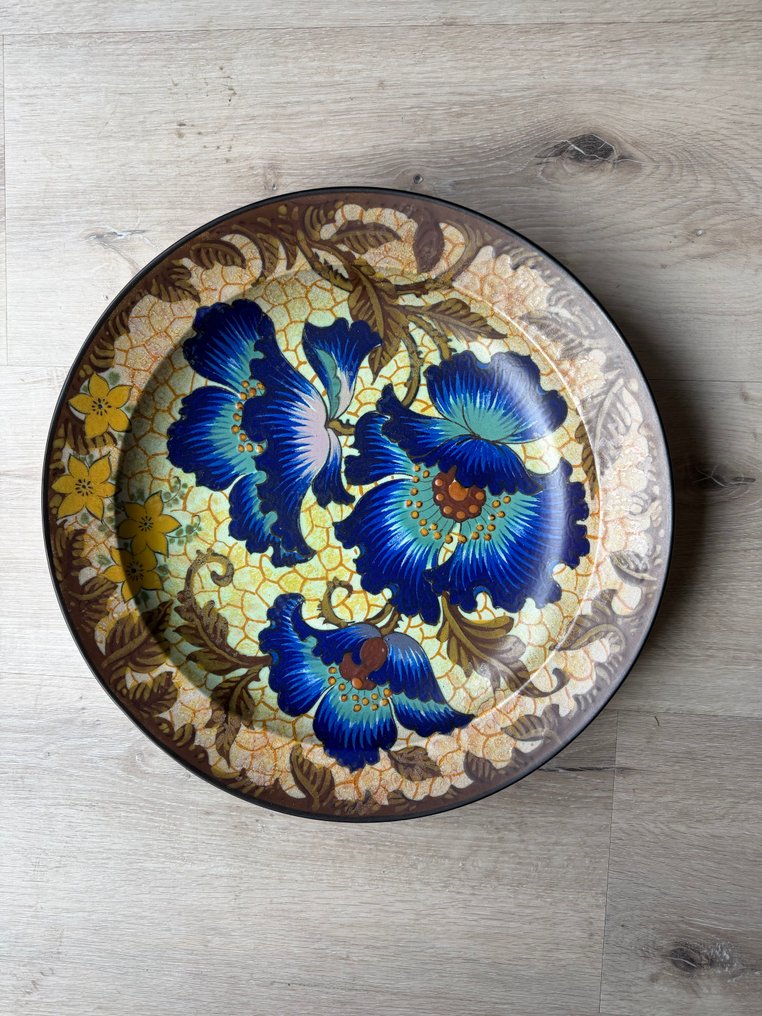 Wall plate - Earthenware - Plateelbakkerij Z-Holland #1.0