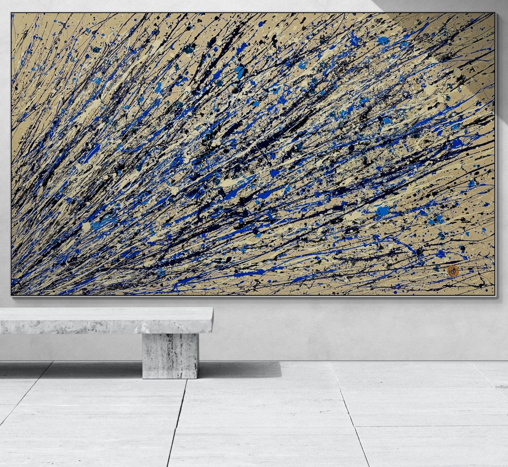 Arvydas Gaiciunas (Retne) - Sly N-35 – Abstract Expressionist Landscape (XXL) #1.0