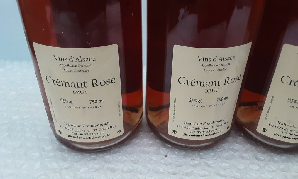 Jean-Luc Freudenreich - Alsace Crémant Rosé - 6 Bottles (0.75L) #3.2