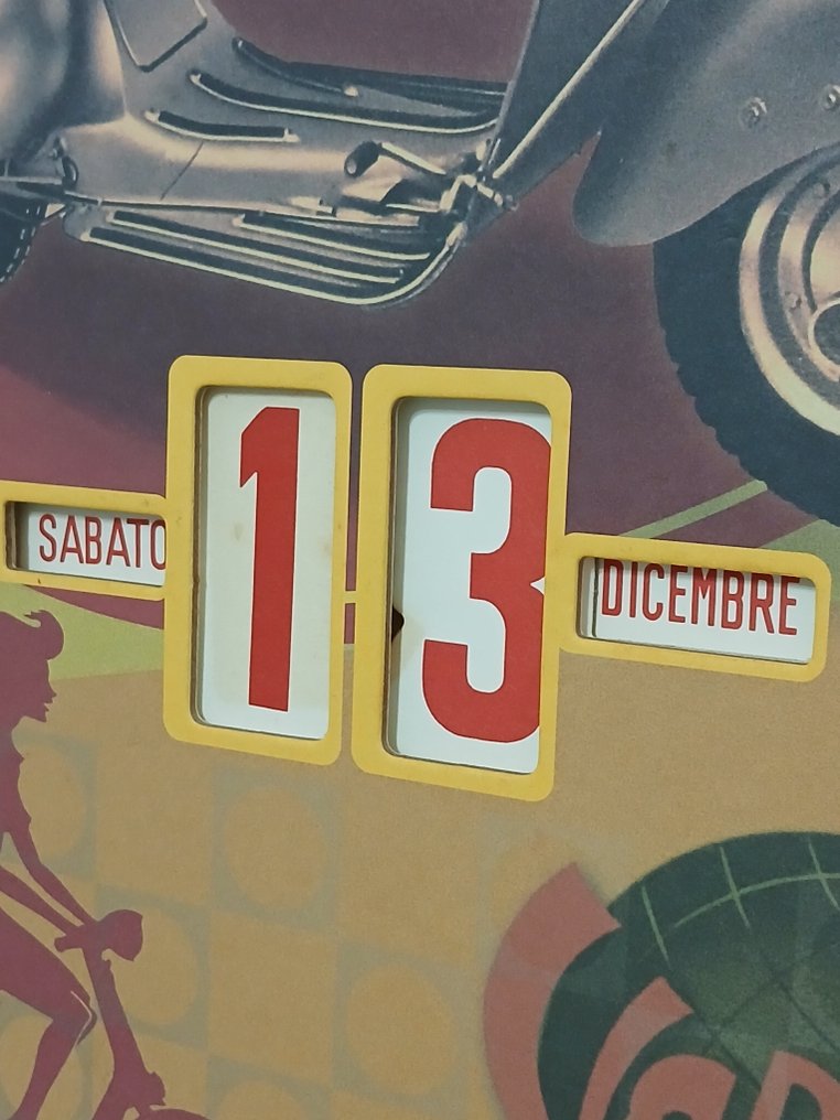 Perpetual calendar - Piaggio - Piaggio Vespa - Italy - Perpetual calendar #1.0