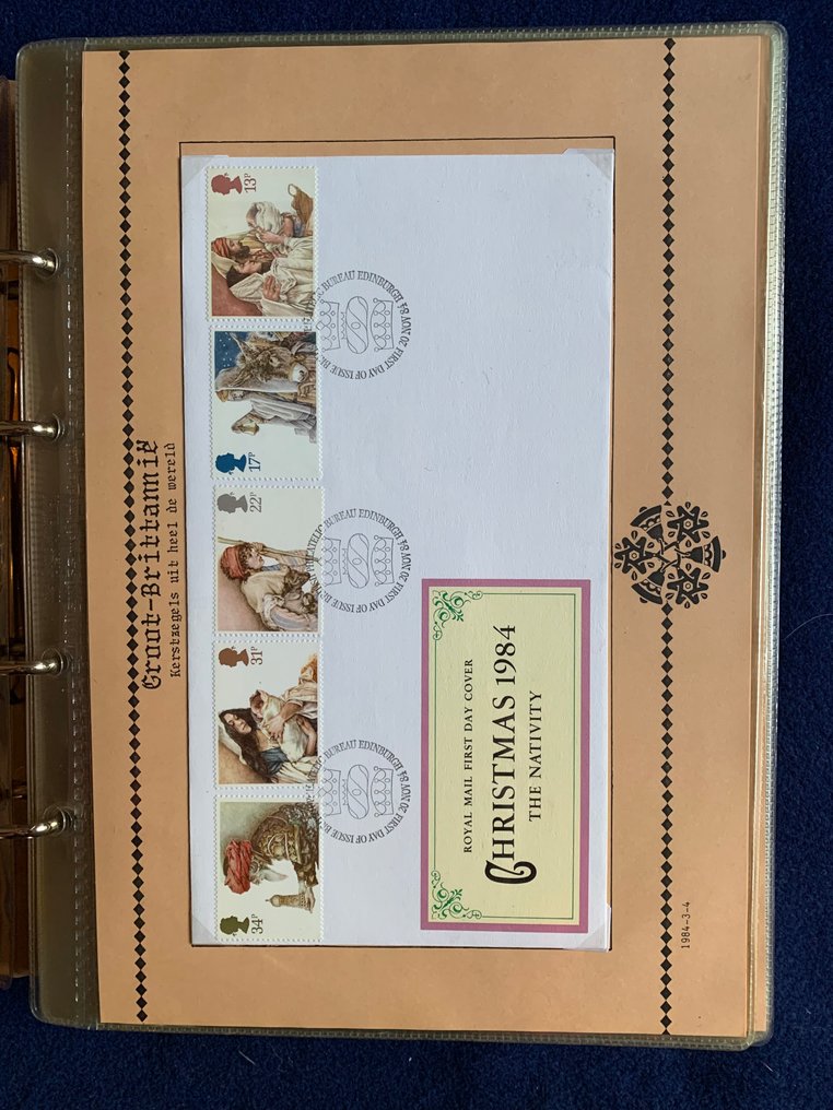 World 1983/1985 - FDC Christmas stamps from around the world. #4.3