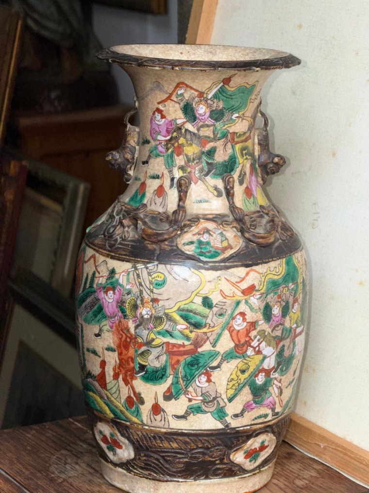 花瓶 - 瓷器 - 中國 - 清朝（1644-1911） - 南京瓷花瓶 #4.3