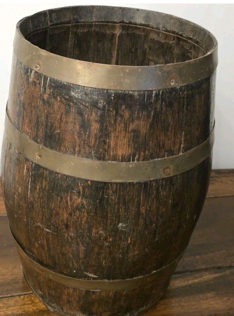 Baril - chêne - Bar victorien en laiton #1.0