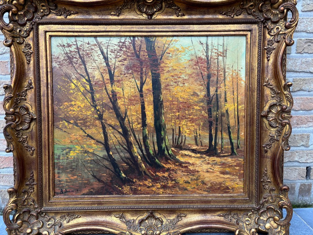 Belgian school (XX) - Bos in de herfst #2.1