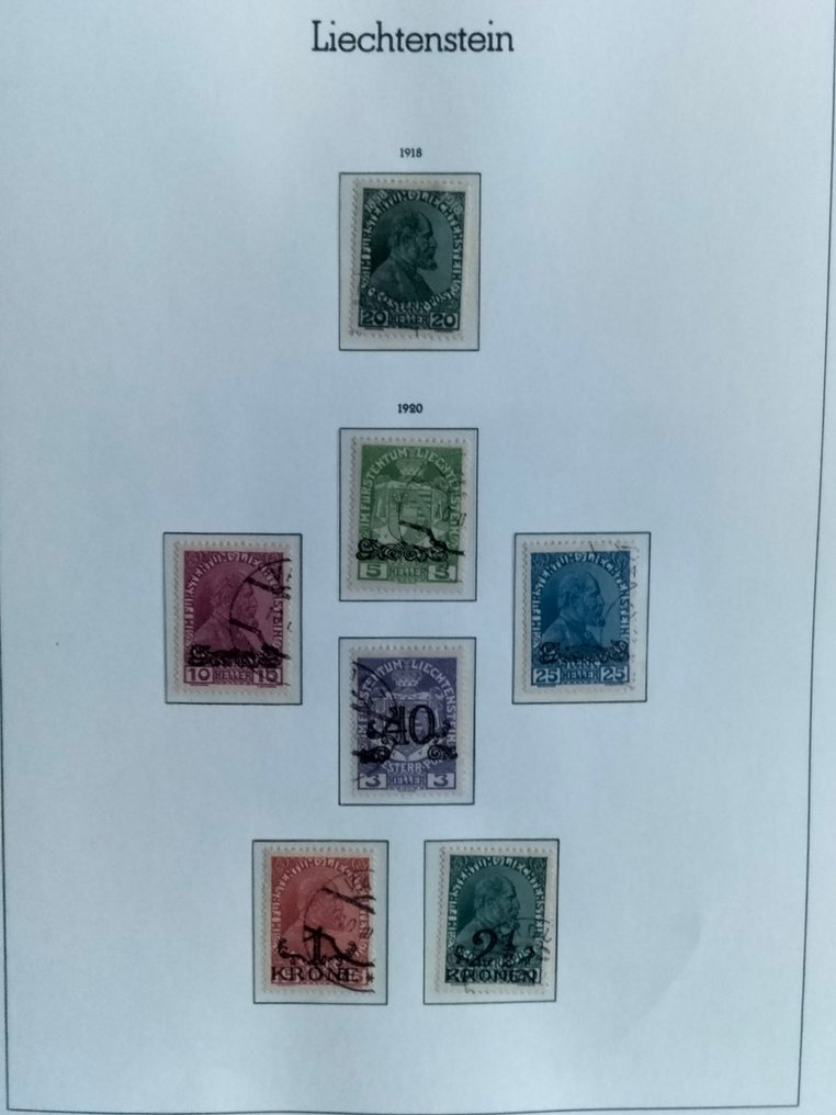 Liechtenstein 1918/1995 - Liechtenstein ja Leuchtturm Album ensimmäispäivän kirjekuoret #3.2