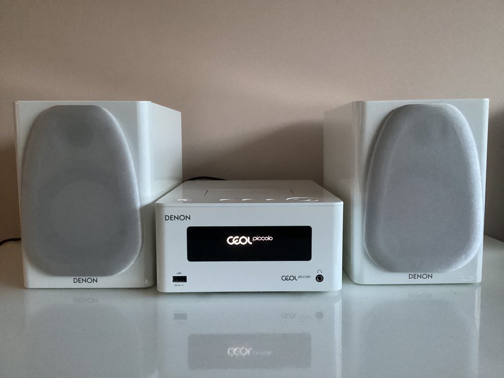 Denon - CEOL Piccolo DRA-N5 netværk stereosystem med SC-N5 højttalere og fjernbetjening. Sæt lydudstyr - Flere modeller #1.0