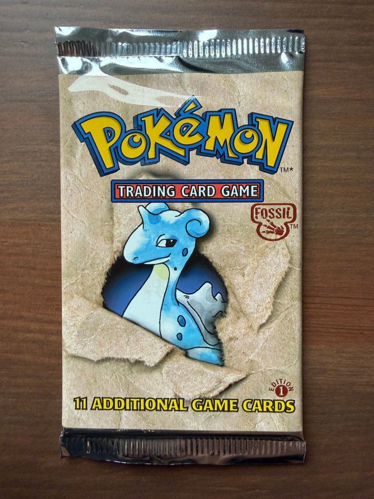 Pokémon - 1 Booster pack - Lapras - 1st Edition - 21.094g - WOTC - Fossil #1.0