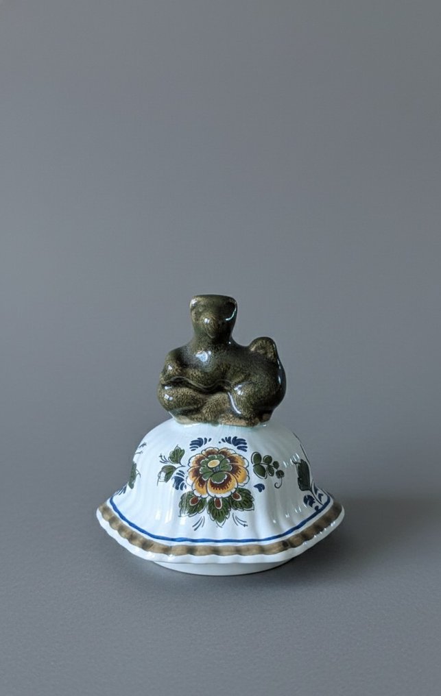 Jarrón con tapa (3)  - Cerámica de Delft - Delft polychrome #3.2