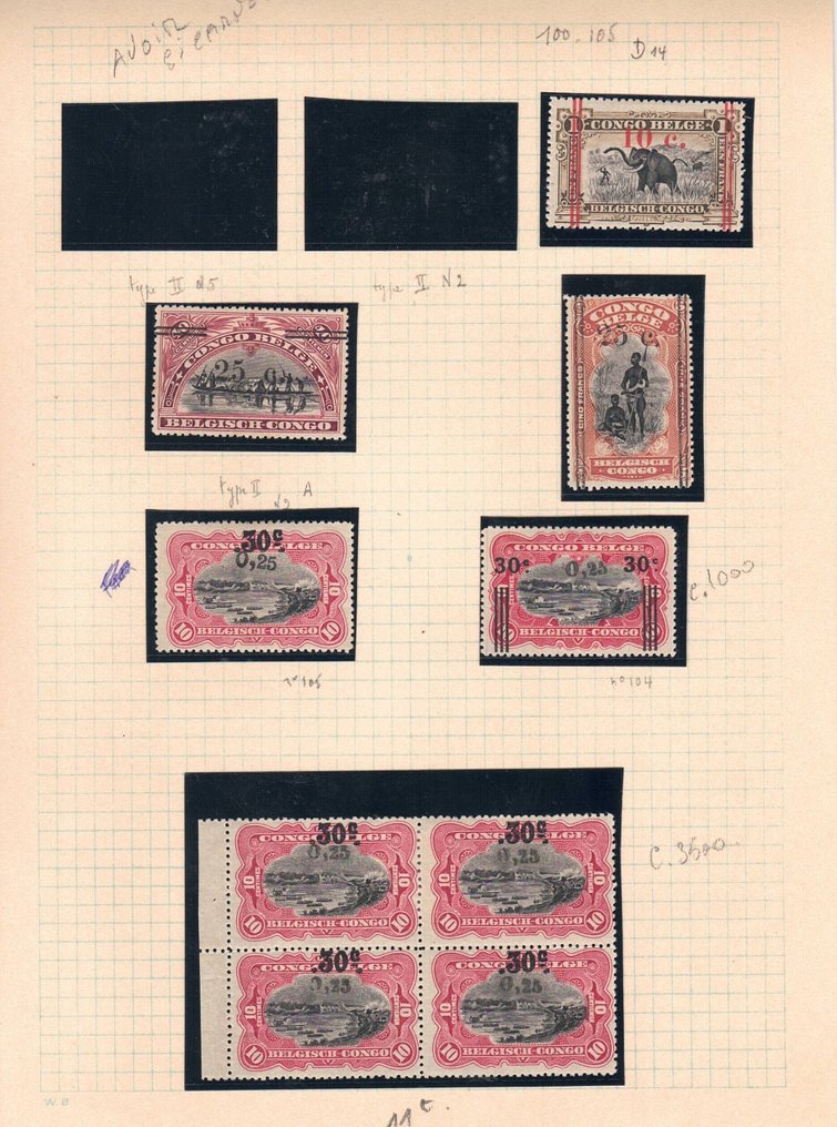 Belgian Congo  - Well-developed collection of specialties. For the specialist. #4.3