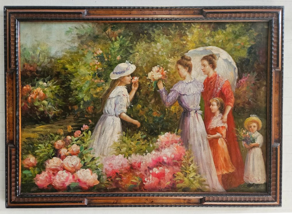 European school (XX) - Scena ottocentesca #1.0