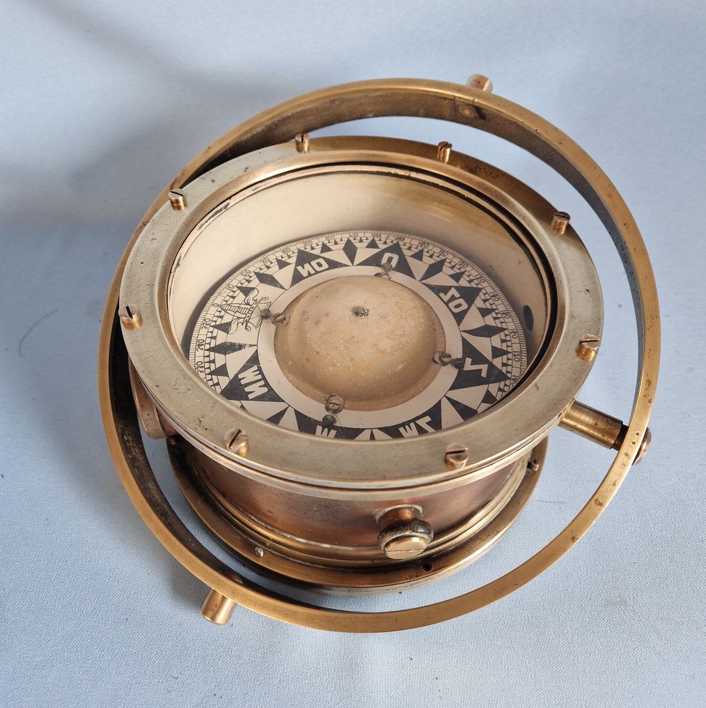 Bussola da nave - Ottone, Vetro - Observator #4.3
