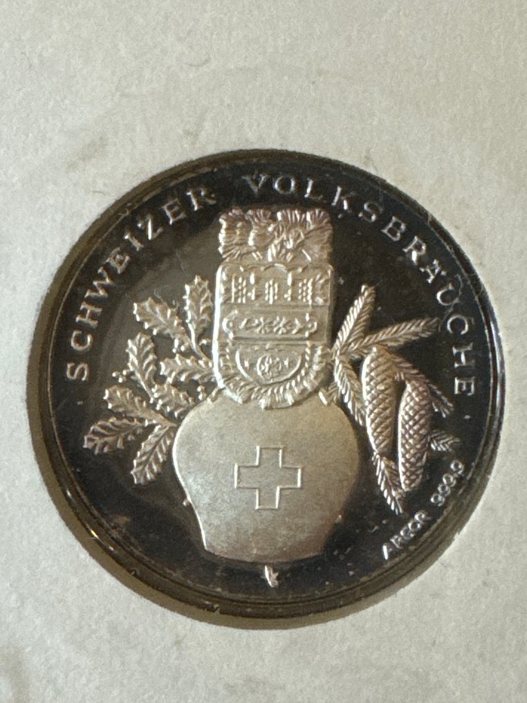 Zwitserland. Medal 1984 Sechseläuten Zürich - 10g  (.999)  (Zonder minimumprijs) #1.0