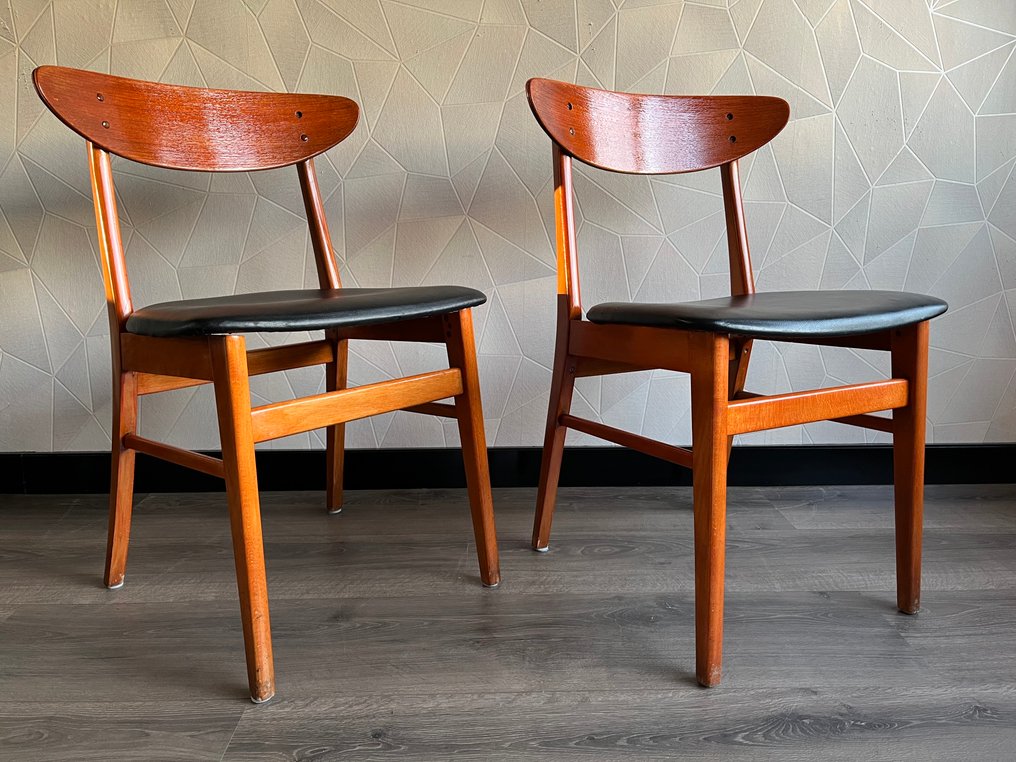 Farstrup - Thomas Harlev - 椅子 (2) - Model 210 - 山毛榉, 柚木 - Vintage #1.0