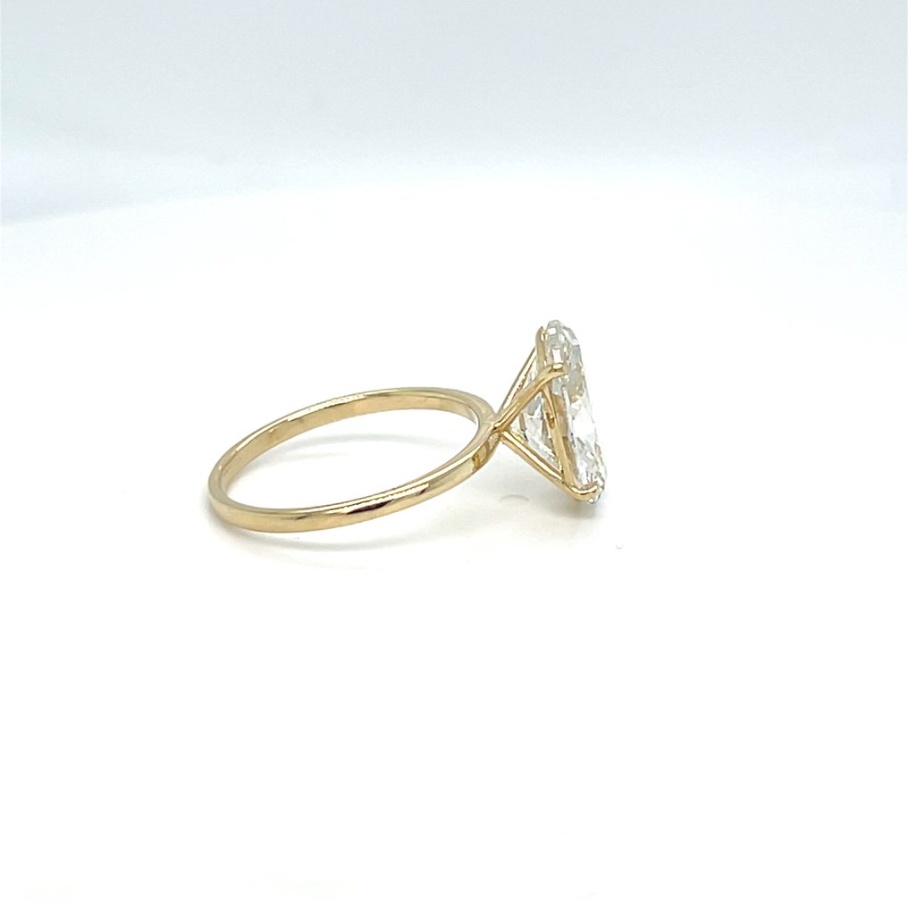 Nincs minimálár - Gyűrű - 14 kt. Sárga arany - 1.00ct. tw. Gyémánt (Laboratóriumban előállított) #3.2