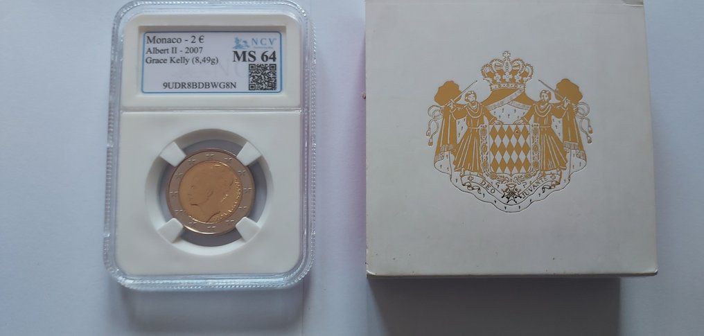 Monaco. 2 Euro 2007 "Grace Kelly" #1.0