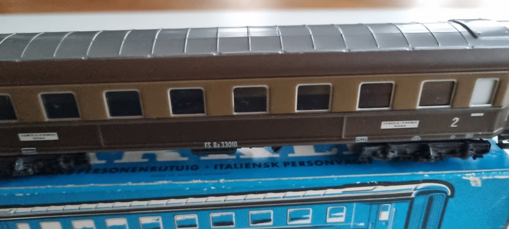 Märklin H0 - 4036 - Machetă tren transport călători (1) - Vagon de pasageri „Veneția - Florența - Roma” - FS #3.2