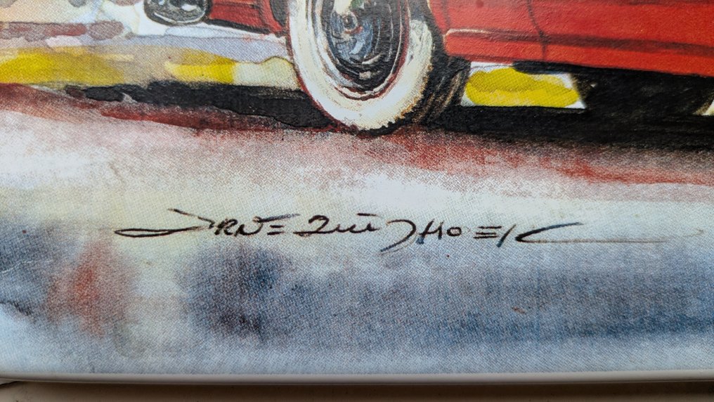 Zwolsche Algemeene - Enamel sign Volvo Amazone - Arne Zuidhoek - Enamel sign - Enamel #3.2