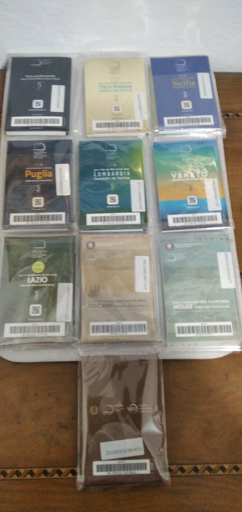 Ιταλία. 5 Euro 2020/2025 "Enogastromica" (10 monete) #1.0