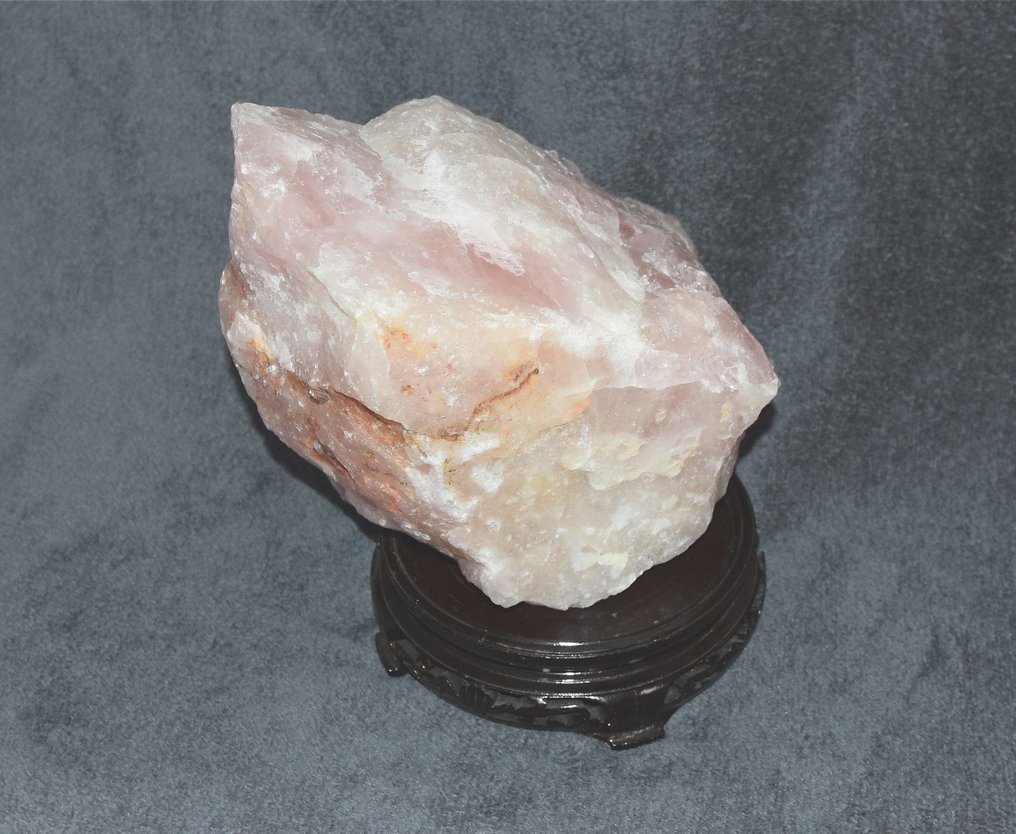 Rose quartz Rough - Height: 27 cm - Width: 15 cm- 7.4 kg - (1) #4.3