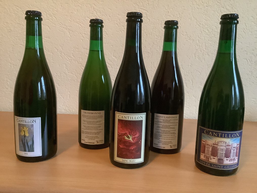 Cantillon - Iris 2024, Vigneronne 2023, Sang Bleu 2023, Lamvinus 2023, Cuvée - Saint Gilloise 2023 - 75cl -  5 bottles  #2.1