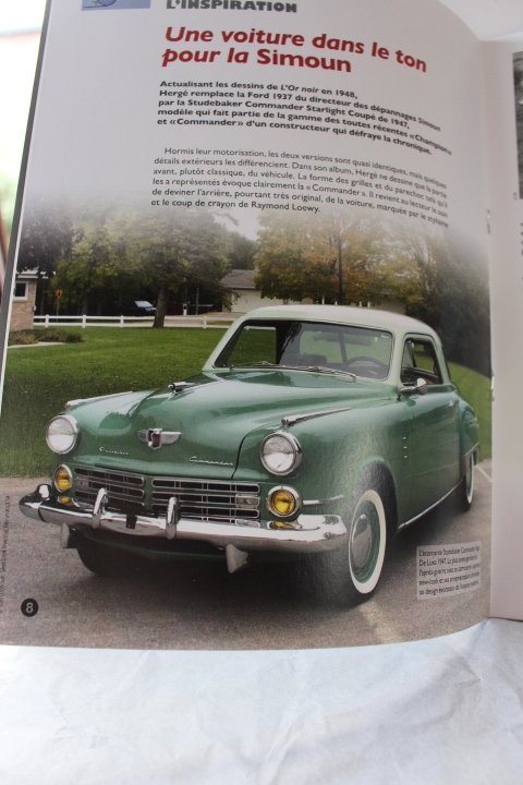 Moulinsart 1:24 - Modellino di auto - La Studebaker du Garage Simoun- Tintin Model #3.2