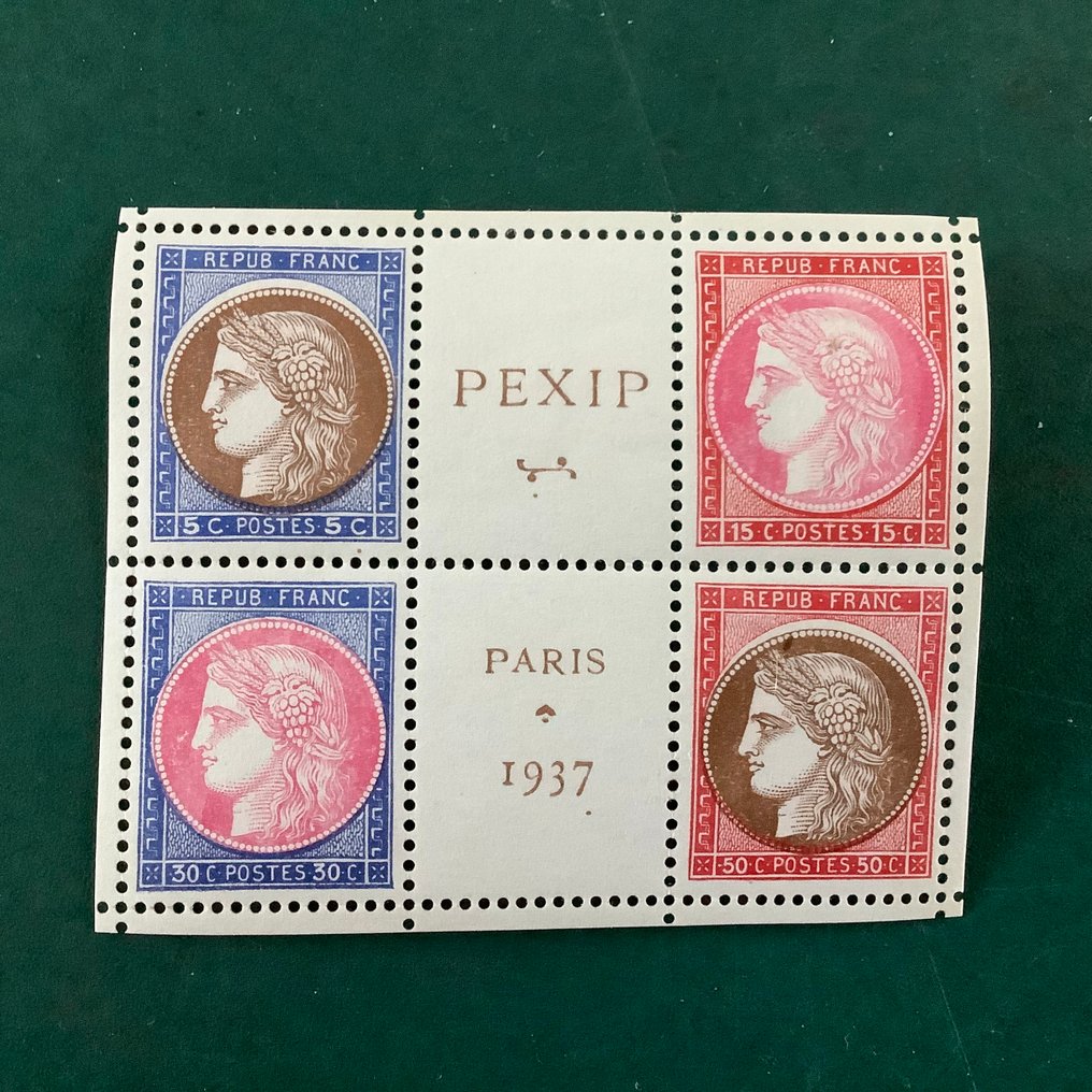 法國 1937 - Hartpeace 来自 Pexip 集团 - MNH - Yvert 348/351 #1.0