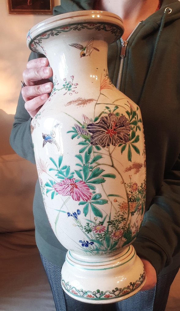 花瓶 - 陶瓷 - 日本 - 萨摩时代 明治时期  (没有保留价) #1.0