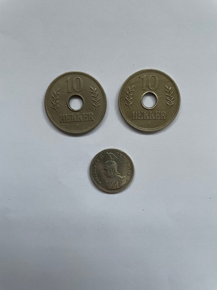 Niemiecka Afryka Wschodnia. 1/4 Rupie/10 Heller 1904-1909  (Bez ceny minimalnej
) #1.0