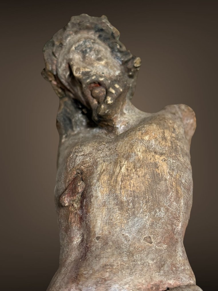 Szobor, Corpus Christi - 18e eeuw - 36 cm - Fa - 1750 #3.2