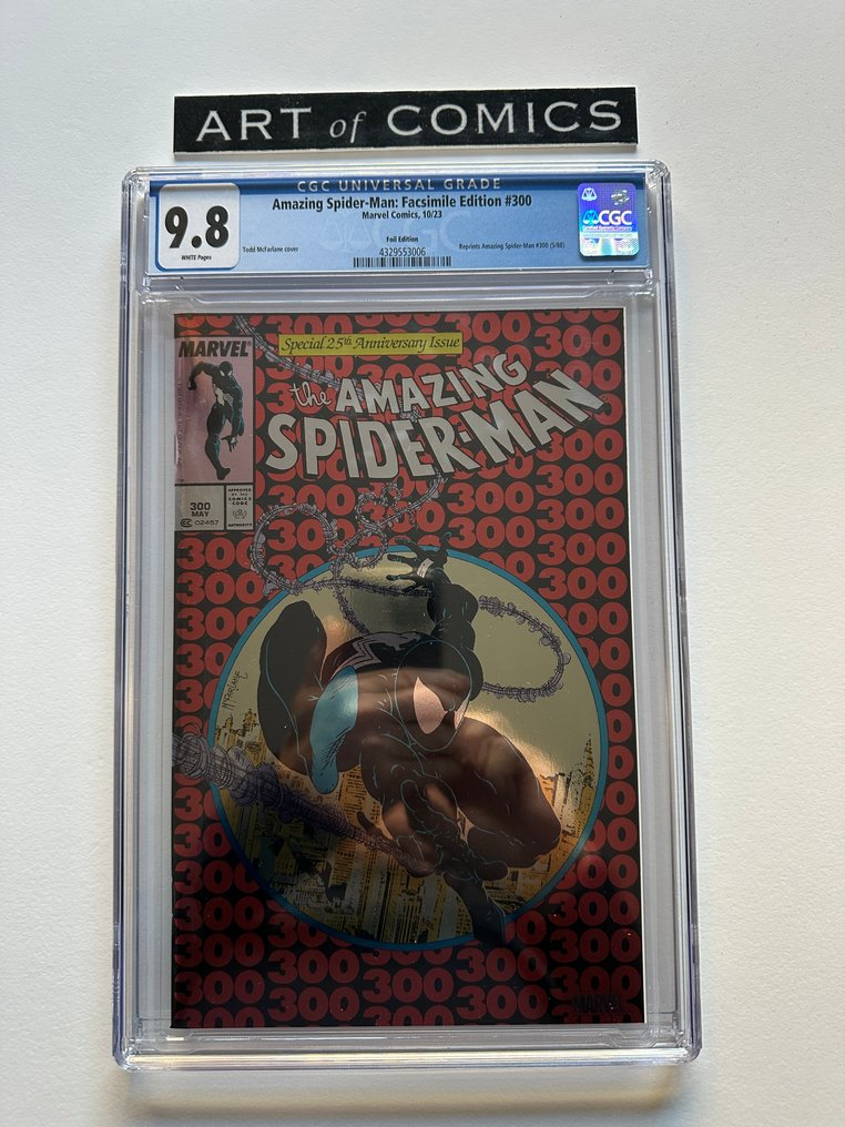 Amazing Spider-Man: Facsimile Edition #300 - Foil Edition - CGC 9.8 - Reprints Amazing Spider-Man #300 - 1 Graded comic - First edition - 2023 #1.0