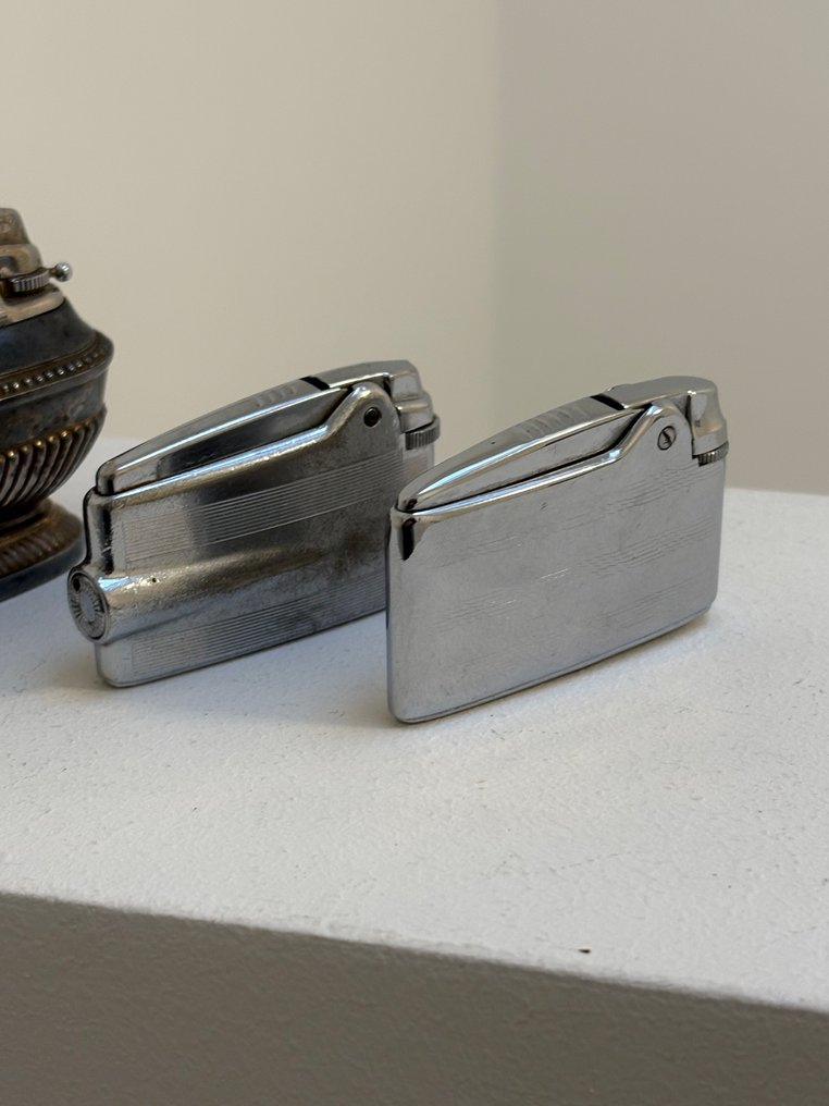 Ronson - Lot 3 briquets - No reserve price - Lighter - Steel (stainless) - (3) #2.1