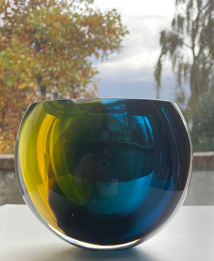 George Broft Unique - Skulptur, “ COLORFUL” - 15 cm - Glas #3.2