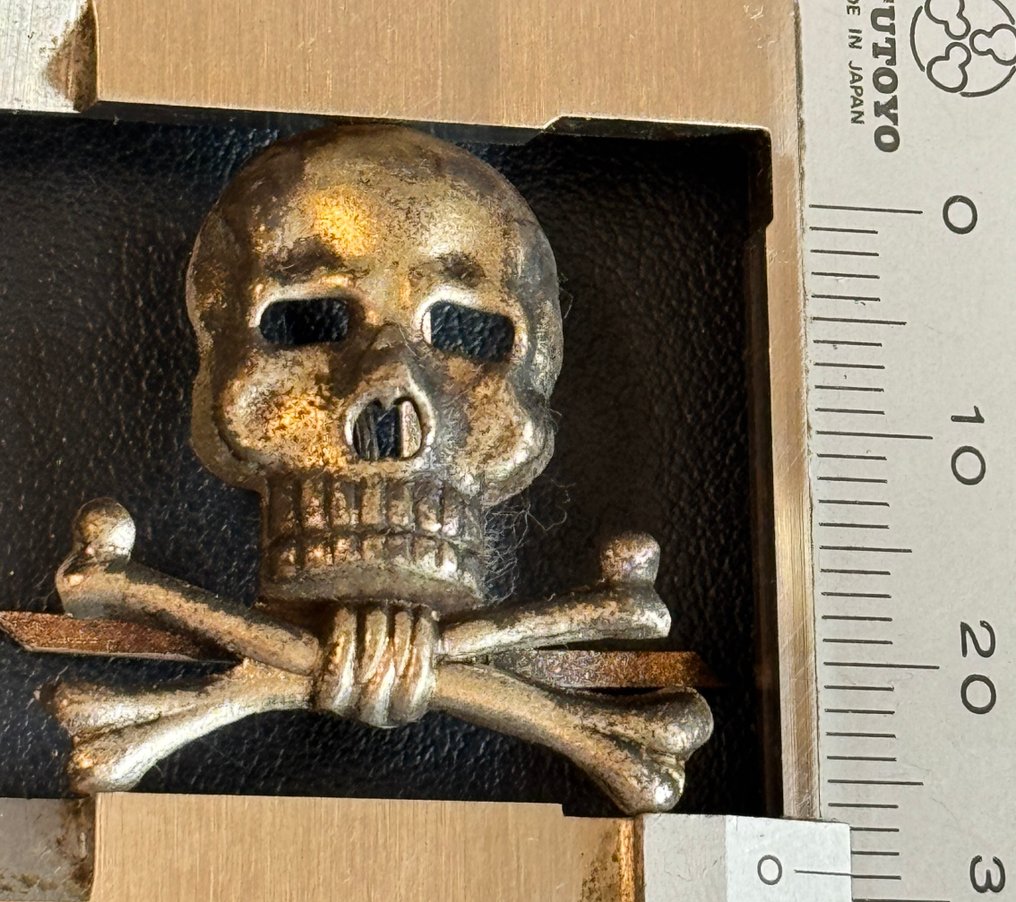 布伦斯维格轻骑兵传统-伞帽上的死亡头骨 - 军用配件 - 1900 #1.0