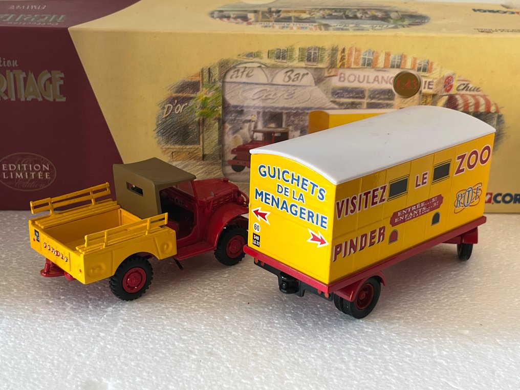 Corgi 1:43 - Modellino di camion - Camion Dodge con rimorchio Pinder - Circo Pinder #2.1