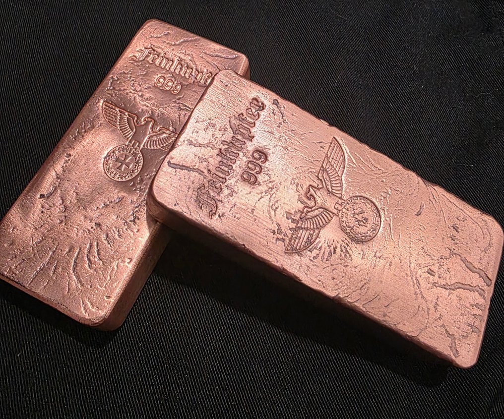 1285 grams 999 - Copper - Edelmetalle, Germany  (Ingen mindstepris) #1.0
