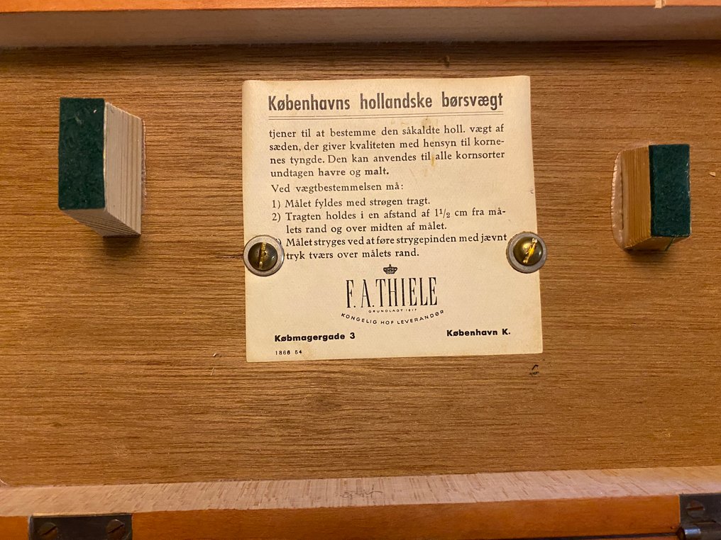 Thiele - Balance - Laiton - Poids de stock néerlandais #2.1