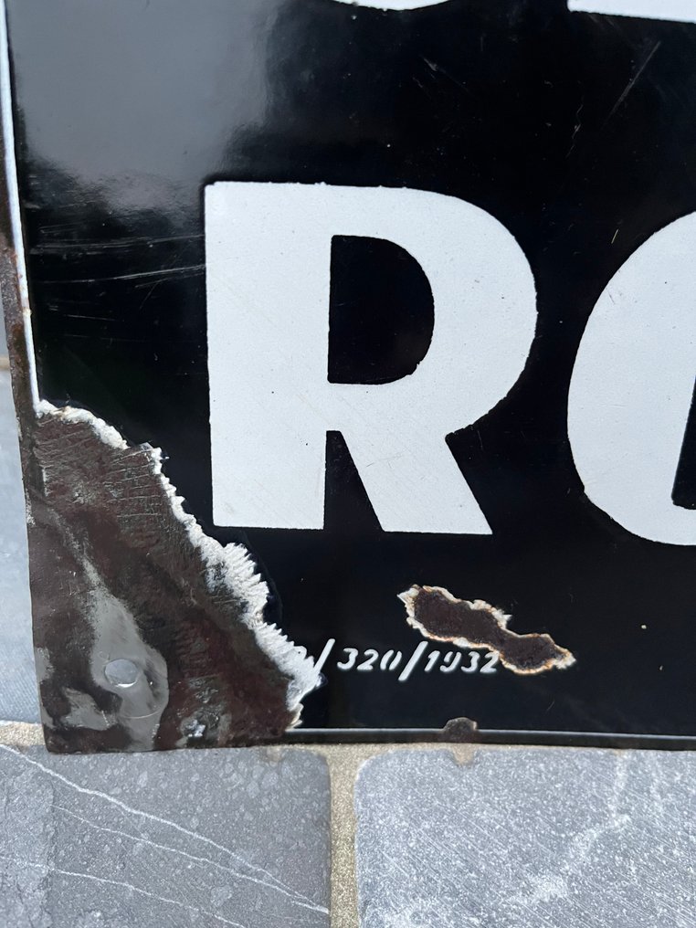 Emaillerie Koekelberg - Enamel advertising board Chasse Royale - Enamel sign - Enamel #4.3