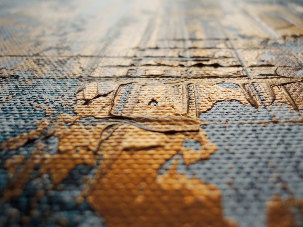 Monika Spiewak - Abstract - Oil Painting Stretched On The Frame - XXL - Ready To Hang - 1/1 Unique Piece #2.1