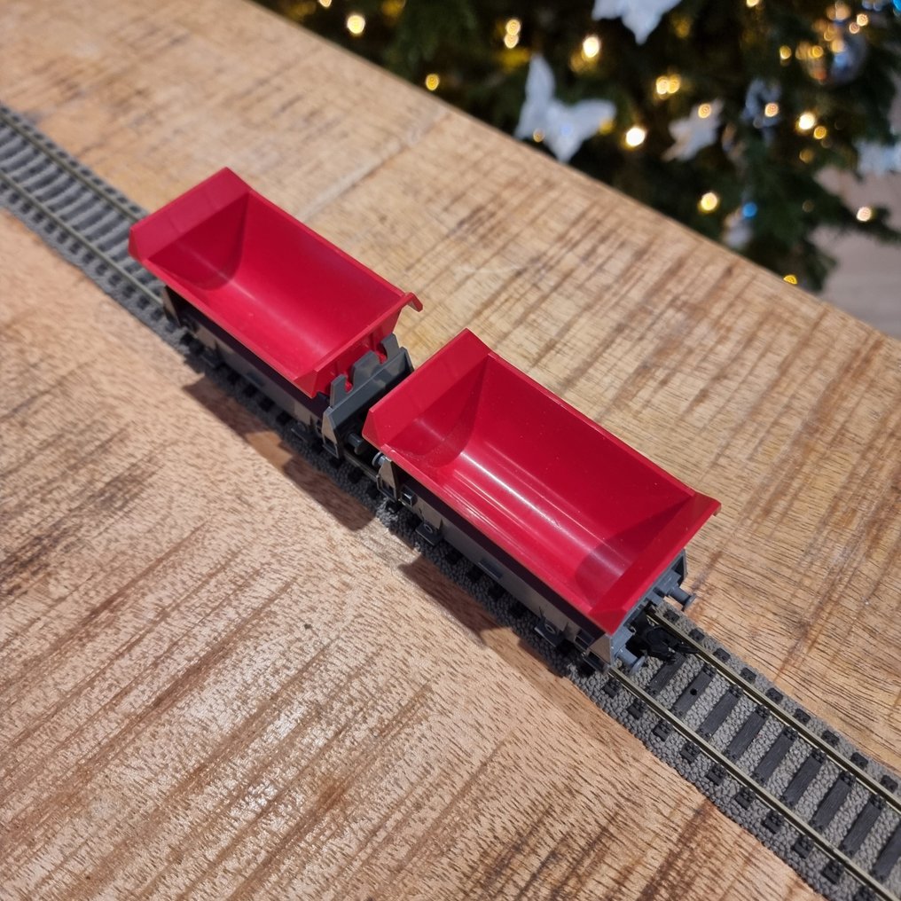 Fleischmann H0 - 5501 - 模型火車 (2) - 包含在原始包装中；一套两个倾斜车；状态明显良好，没有明显损坏。 #2.1