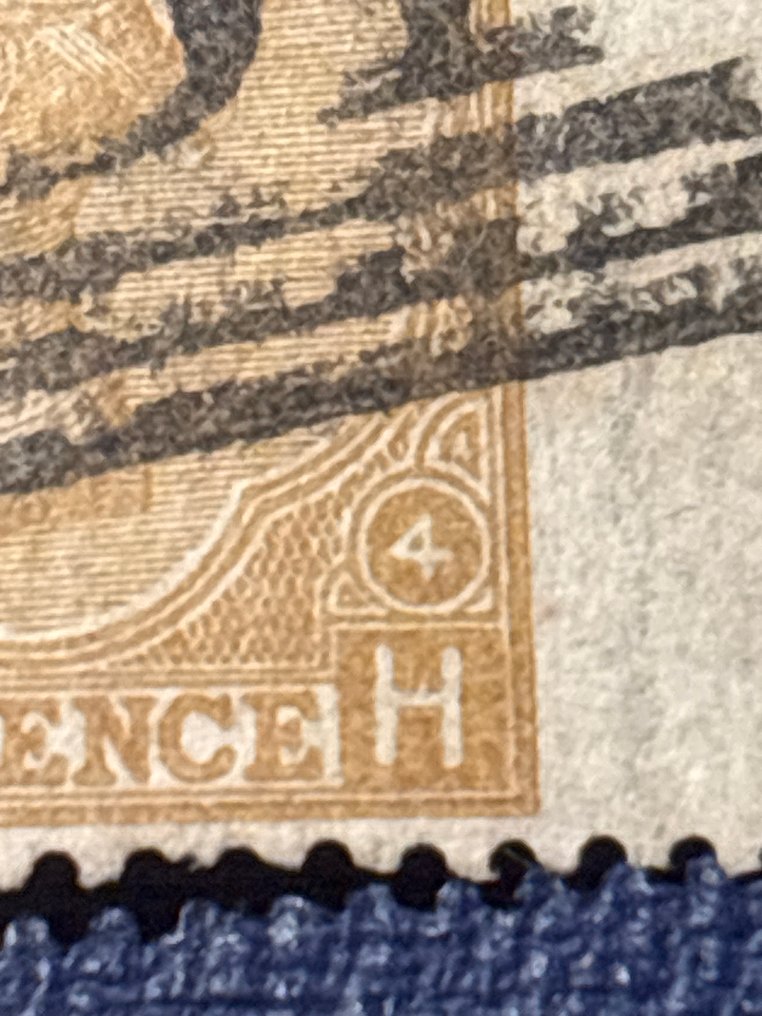 Iso-Britannia 1865 - Victoria no 30 YT, 111 SG, fil. fleurs, cote 325€ #4.3