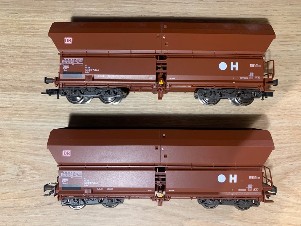 Fleischmann H0 - Carrozza merci di modellini di treni (2) - DB #4.3