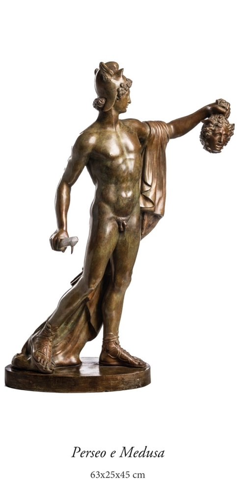 Skulptur, Perseo e Medusa - 63 cm - Bronze #4.3