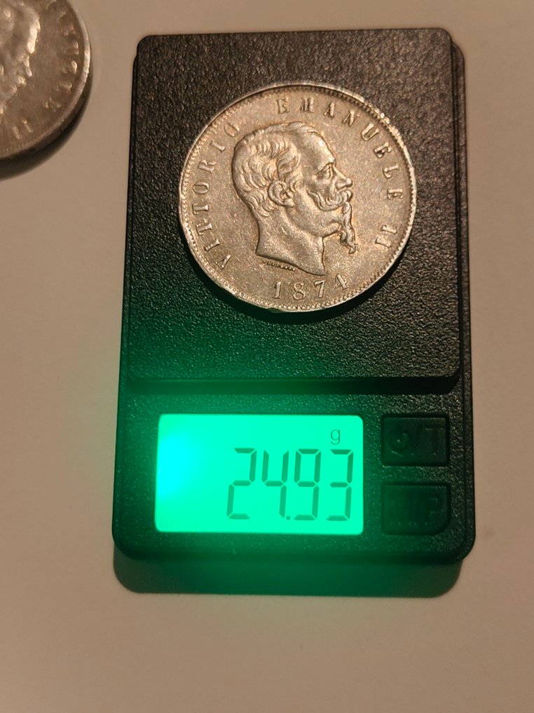 意大利. Vittorio Emanuele II. 5 Lire  (没有保留价) #4.3