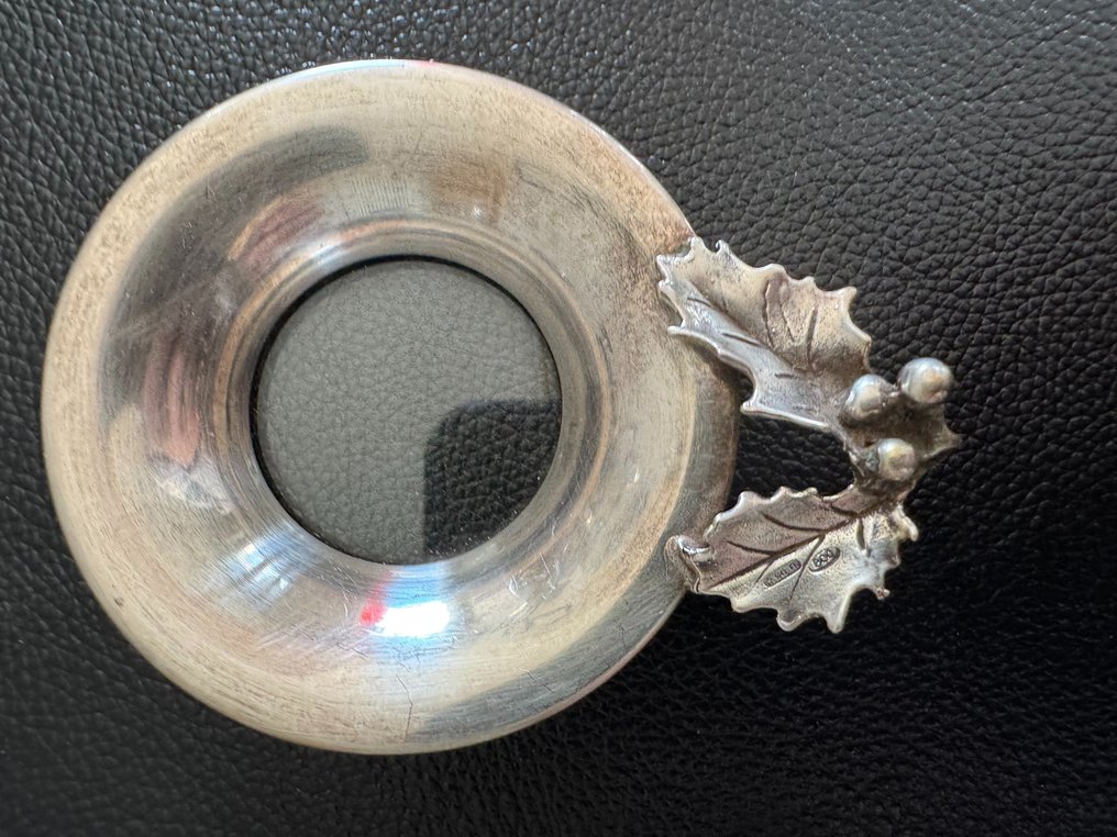 Fel de mâncare - .800 argint - Diam. 10 cm #1.0