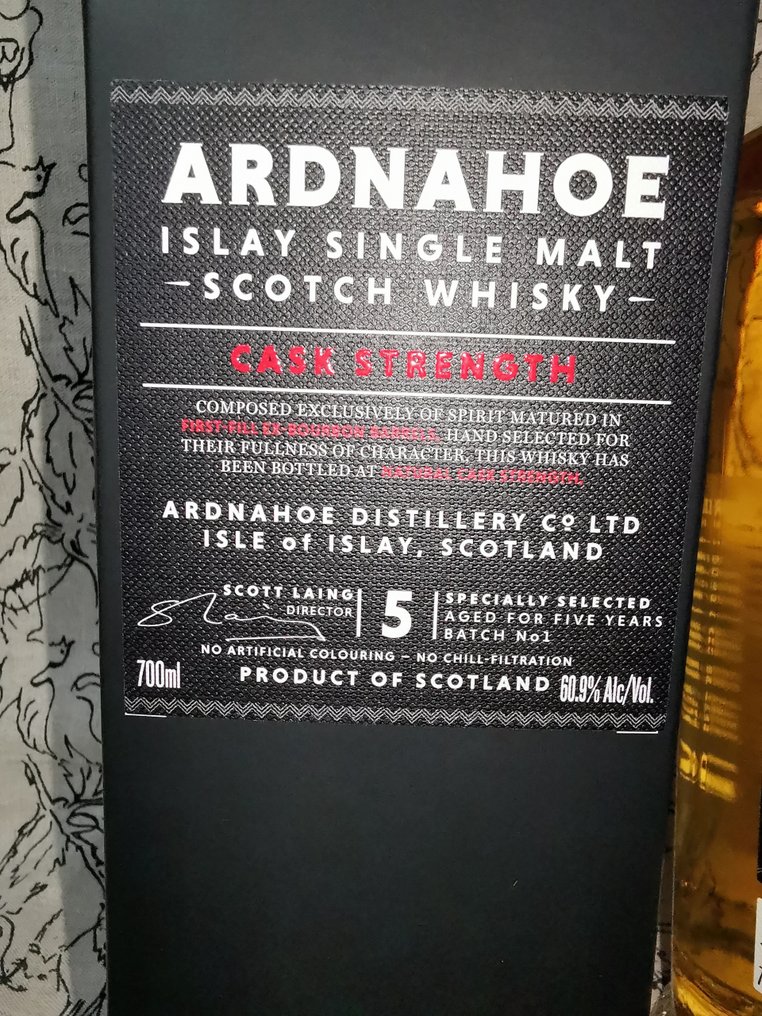 Ardnahoe 5 years old Cask Strength - Batch No. 1 - b. 2025 - 70cl #1.0