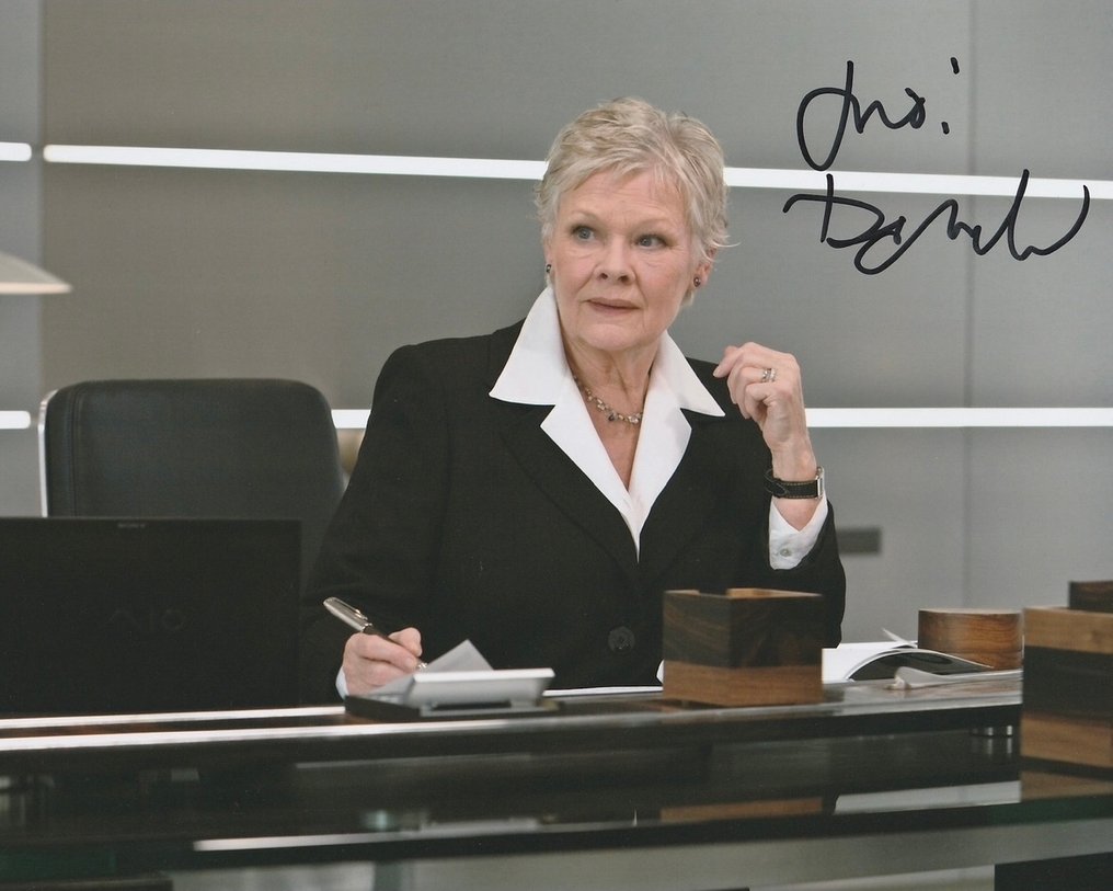 James Bond - Signed by Judi Dench (M) #1.0