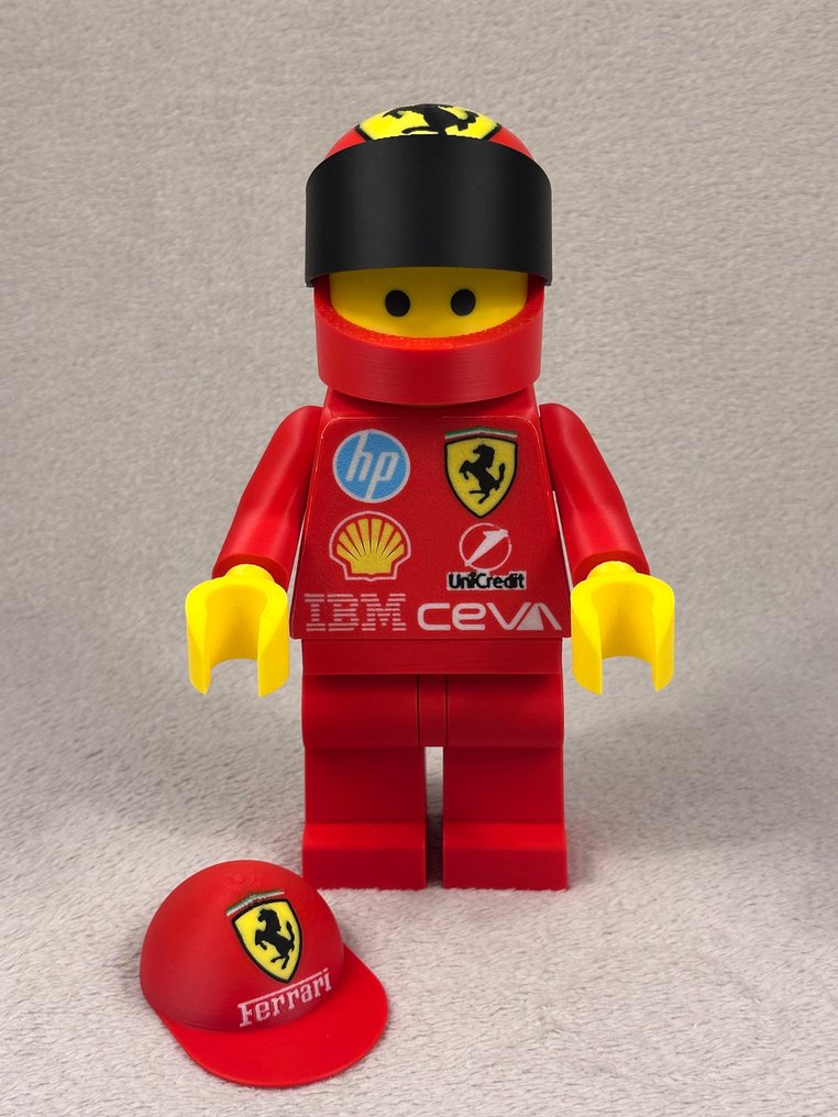 Lego MOC (My own creation) - Ferrari Team Man #2.1