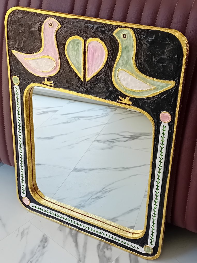 K.LINE - Inspiré de Mithé Espelt - 镜子  - 木, 玻璃, 金箔 #1.0