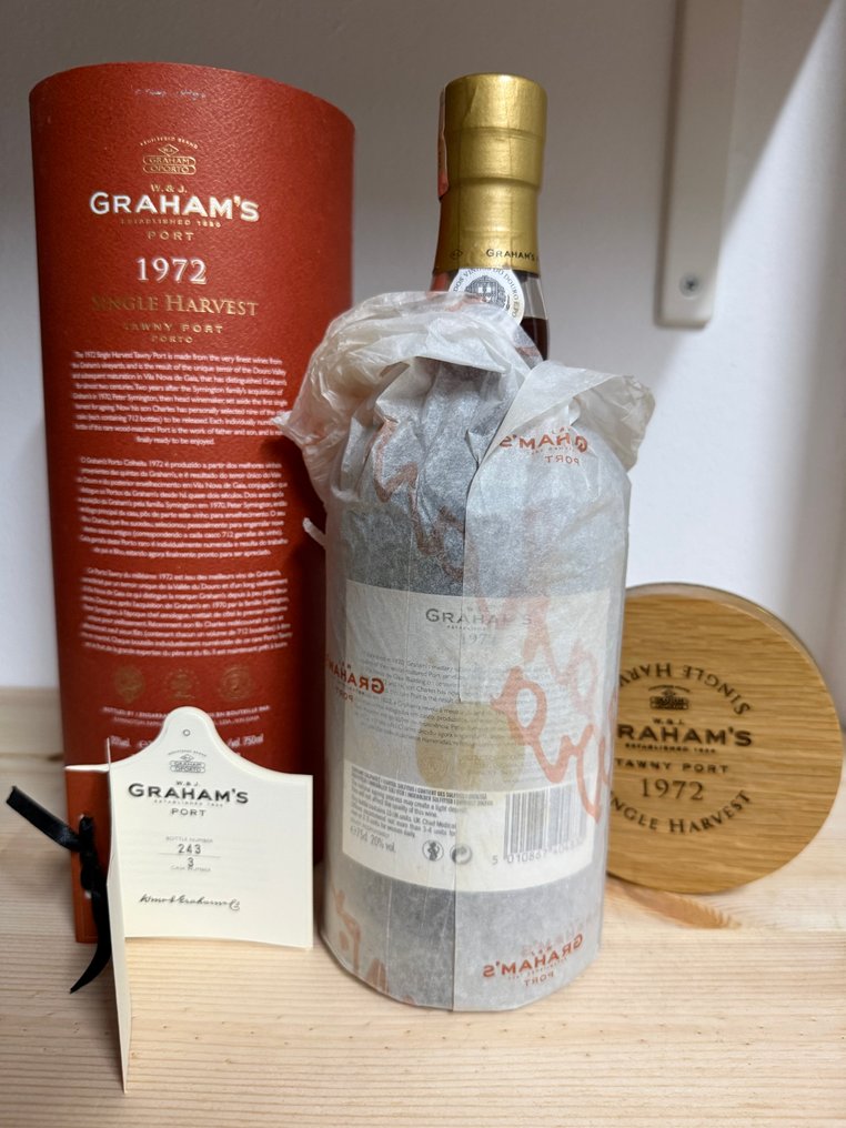 1972 Graham’s Single Harvest Tawny - Pullotettu 2015 - Douro - 1 Pullo (0.75L) #4.3